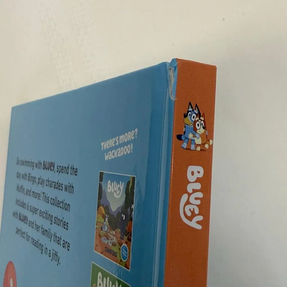 Bluey 5-Minute Stories Hardcover Book 6 Stories in 1 Book Kids Bedtime Reading